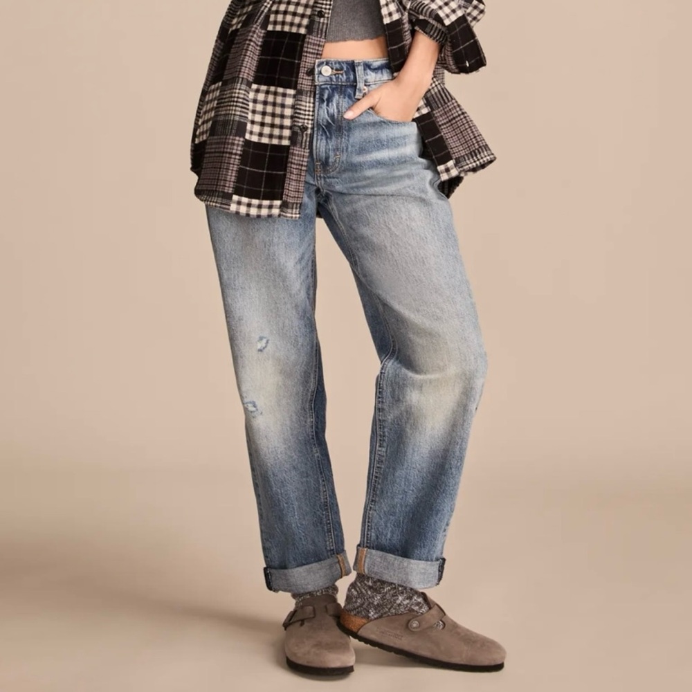 Lucky Brand Blue Boyfriend Jeans